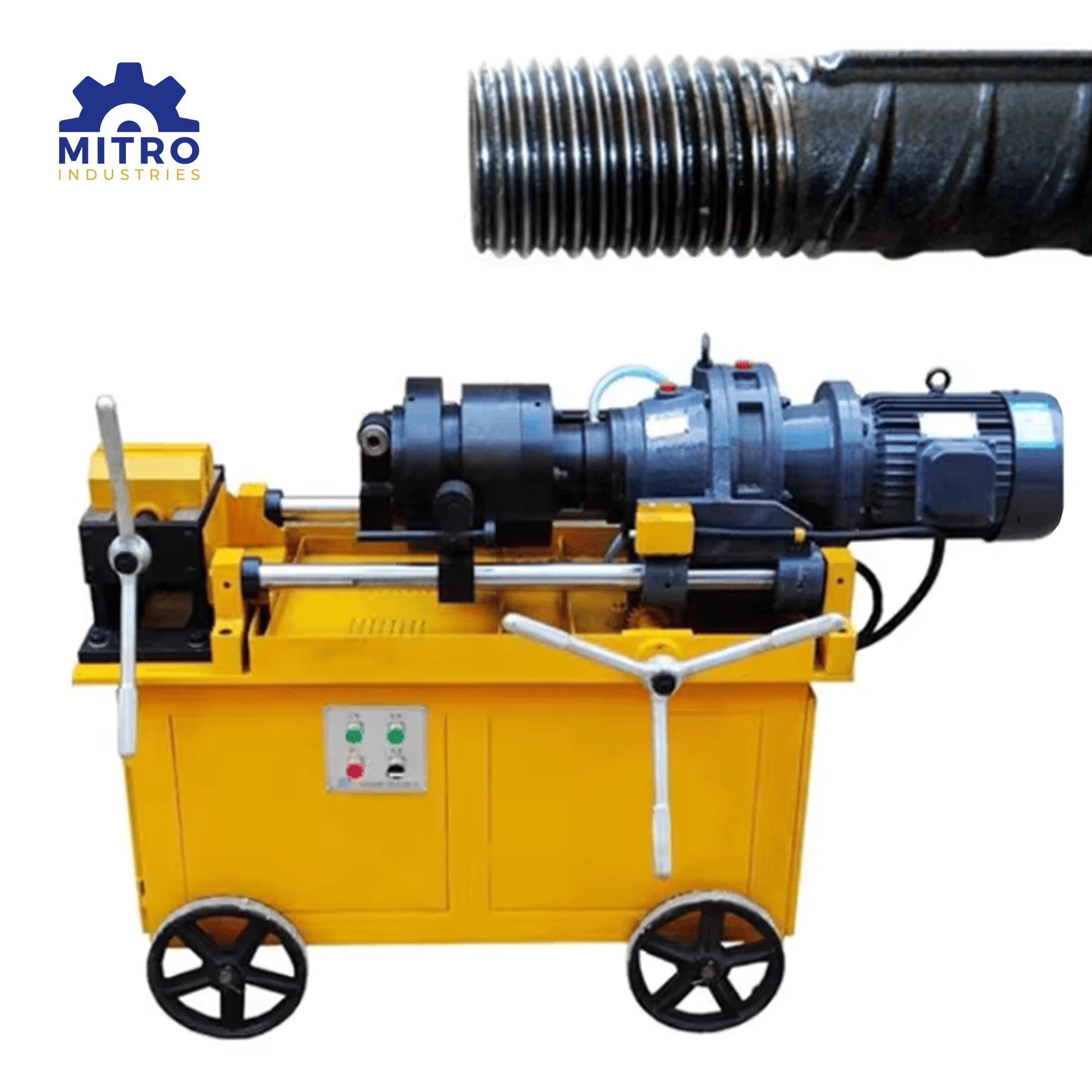 TMT Bar Threading Machine